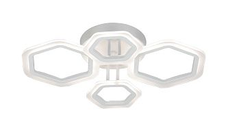 Люстра L540 x W400 x H120, мм, 64W 2700-6400K, WHITE (Белый) Rilon 2512/2+2 WHITE
