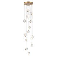 Подвесной светильник 12*40 см, 1*LED, 65W, 4000K Arte Lamp Faberge A2451SP-75PB, Латунь