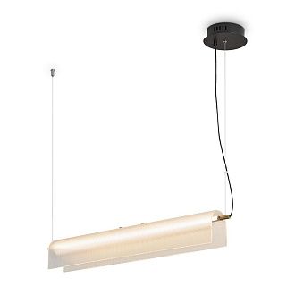 Подвесной светильник 83*9*14,5-163,5 см, LED*23W, 2700K, Freya Loyd FR5556PL-L25BBS, Черный и Латунь