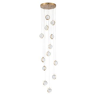 Подвесной светильник 12*40 см, 1*LED, 65W, 4000K Arte Lamp Faberge A2451SP-75PB, Латунь