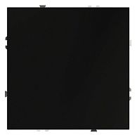 Заглушка Voltum S70 с суппортом, черный матовый пластик Soft touch VLS080108