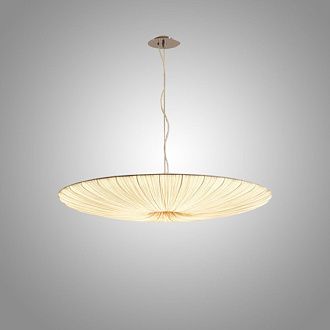 Подвесная люстра Aqua Creations Lighting round D100 100*100*15 см, 1*E27*60W, ImperiumLoft 108168-28, Белый