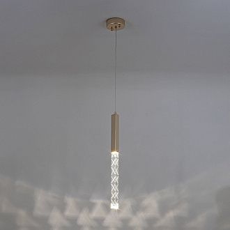 Подвесной светильник 16*16*160 см, LED 5W, 4000K, Золото MODELUX ML.88956.1 GD