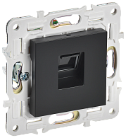 SKANDY Розетка комп. RJ45 кат.6 SK-K02Bl черн. IEK, SK-K10-2-K02