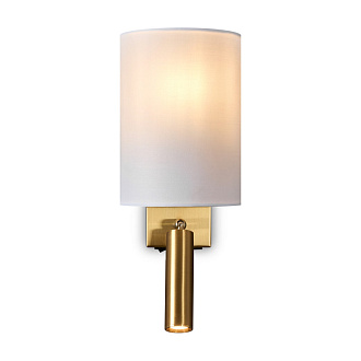 Бра 13*9*31 см, 1*E14, 3W, 3000К, Freya Bride FR5367WL-L40BS латунный