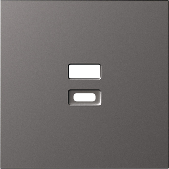 Donel S08 матовый титан накладка для розеток USB, серия DB, DS28645