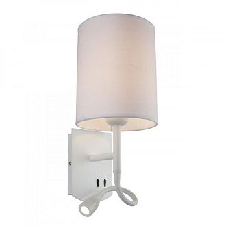 Бра 21*16*16 см, 2*E27, 60W, Omnilux Omnilux 627 OML-62701-02, белый