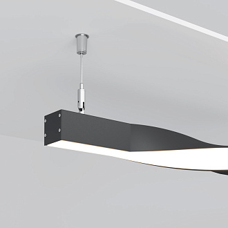 Радиусный профиль 40 см, Maytoni Led strip ALM-3535R-B-TL-90°-0.4M, черный