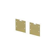 Комплект заглушек (для профиля 35×35) 2 шт., ALM-3535BT-BR-EC 642039, *4*4 см, Maytoni Led Strip 642039, Латунь