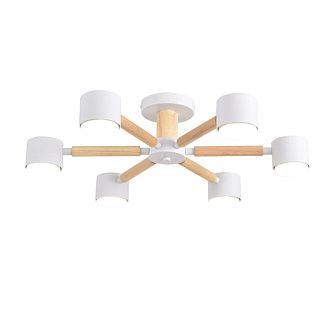 Люстра 60*15-15 см, 6*GX53 LED*7W, Lumion Vudi LUM8306/6C, белый; бежевый