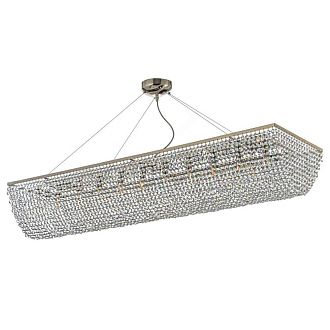 Люстра подвесная **25 см, 10*G9*40W, Arti Lampadari Milano Milano H 1.5.120X30.102 N, Никель