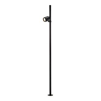 Уличный столб 10*150 см, 1*LED, 12W, 4000K, Favourite Securitas 4638-1F, черный матовый