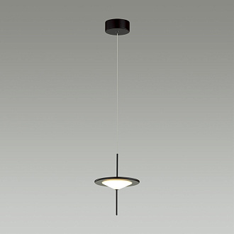 Светодиодный светильник 18 см, 10W, 3000K, Odeon Light Steka 5012/10L, черный