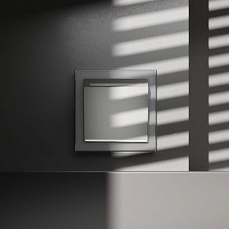 Выключатель встраиваемый S70 карточный 16А, сталь Voltum VLS010705