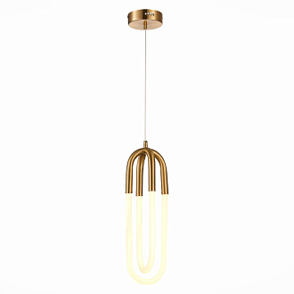 Подвес 14 см, 28W 3000K ST LUCE MOFISTO SL1579.303.02 Латунь