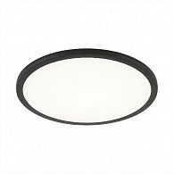 Светильник, 9 см, 8W, 3000К, черный, теплый свет, Citilux Омега CLD50R082, встраиваемый LED, вр 7 см