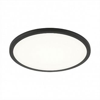 Светильник, 9 см, 8W, 3000К, черный, теплый свет, Citilux Омега CLD50R082, встраиваемый LED, вр 7 см