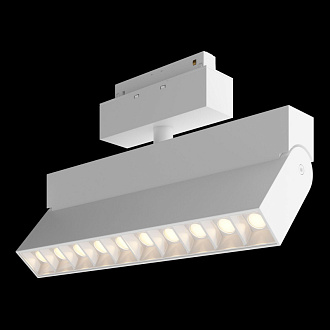 Светодиодный светильник Maytoni Points S35. 27 см, 20W, 3000K, TR015-2-20W3K-W, 20W LED, 3000K, белый трековый