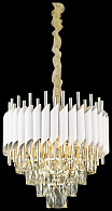 Светильник подвесной Wertmark Cartuccia WE138.09.003, 40*40 см, белый, золото