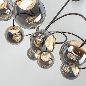 Светильник 80 см, *LED*105W, 3000-6000K, Modestyle  MS.2522.800, Чёрный, Золото