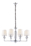 Люстра Ø800 x H410(1000), мм, 8*40W (320W), CHROME (Хром) NewRgy 8906/8CR CHROME