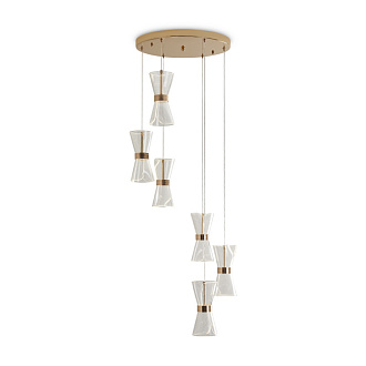 Светильник 45 см, 40W, 3000-6000K, Freya Dress FR5438PL-L37G, золото