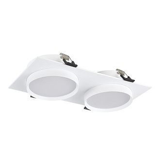 Встраиваемый светильник 20*10,9*4,3 см, 2*GX53, 50W, ST-Luce  ST258.508.02 белый