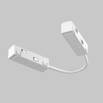 Подвод питания 26*1,7*1,9 см, Maytoni Technical Accessories for tracks Exility TRA034CPC-42W-15-1 белый