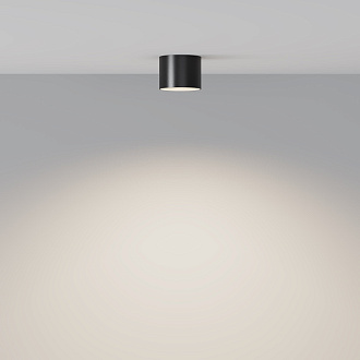 Накладной светильник 8,5*8,5*6,5 см, 1*GX53, 15W, Maytoni Technical GLAM C096CL-GX53-B черный