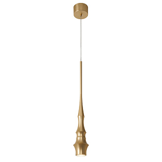 Подвесной светильник 8*180 см, LED, 6W, 4000К, Favourite Ipsam 4329-1P латунный