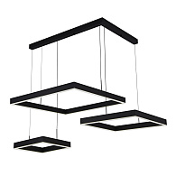 Подвесной светильник 105*150*142 см, LED 172W, 3000 / 6000K, Черный LED4U L91070-800-600-400