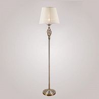 Торшер с абажуром 38 см Eurosvet Selesta 01003/1 античная бронза