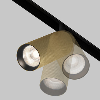 Светильник на шине 5,2*5,2*12,5 см, LED, 12W, 4000К, Maytoni Technical Artisan TR097-2-12W4K-M-BMG золото матовое