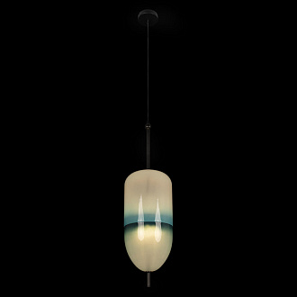 Подвесной светильник 20 см, 1*LED*16W 3000K черный Loft It Venice 10223/B Blue