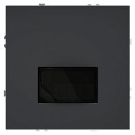 Датчик движения встраиваемый Voltum S70, графит пластик Soft touch VLS070507