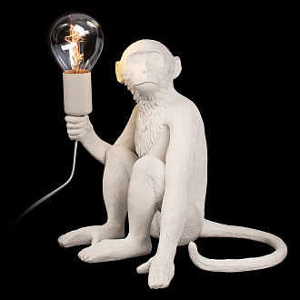 Настольная лампа 35*28*55 см, 1*E27*40W LOFT IT Monkey 10314T/A белый