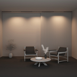 Светильник на шине 62*1,4*4539,2 см, LED, 24W, 3000-6000К, Maytoni Technical Points TR174-1-24WTW-M-B черный
