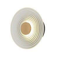 Бра 20*7,8*20 см, 1*LED*3W, 3000K Gerhort G61427/1wBK+WT, Черный, белый