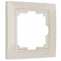W0012003 Рамка на 1 пост Snabb basic, слоновая кость Werkel, 4690389161179