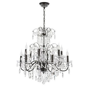 Светильник 80 см, Crystal Lux ODELIS SP12 BROWN, коричневый кофейный