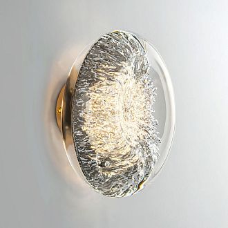 Бра 14*10*-18 см, *LED*7W, 3000-6000K, Modestyle  MS.6566.01, Чёрный, Золото