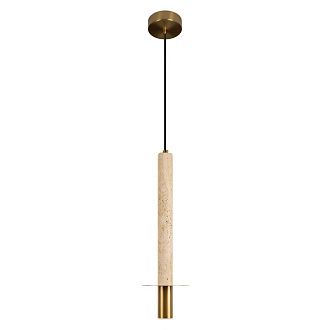 Подвесной светильник 13 см, Loft IT Everest 10583B Bronze, бронза-травертин