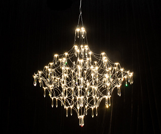 Светильник 80 см, 33W, 3000-6000K, Kink Light 07881-80,02(21), хром