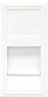 Donel Розетка DEC RJ45 UTP кат.5e, 1мод., бел. (22.5х45мм), DECF12W5