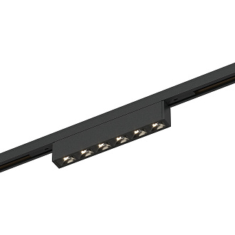 Магнитный трековый светильник 10*1*1,8 см, 1*LED*5W 4000K ST LUCE Super5 ST666.446.05 черный