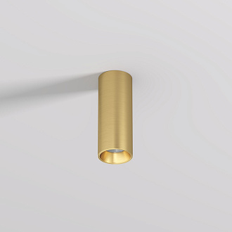 Накладной светильник 4,5*11,5 см, 7W, 3000К, Denkirs SHINE TUBE DK2615-SB латунный