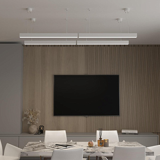 Светодиодный светильник 120 см, 40W, 4000K, Novotech Iter 358865, белый