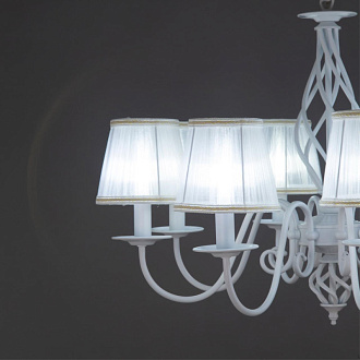 Люстра Citilux CL427180, диаметр 79 см, белый