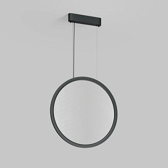 Подвесной светильник 45 см, 25W, 3000-6000K, Denkirs VEIL DK6605-BK, черный