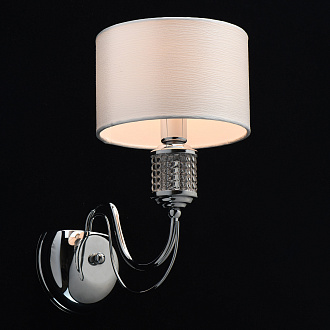 Бра 32*18*28 см, 1*E14 хром/прозрачный MW-Light Онтарио 692021401